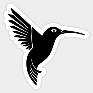 Hummingbird silhouette Sticker